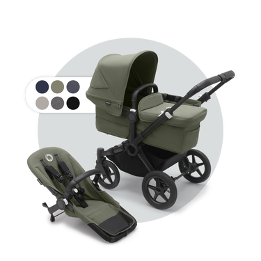 Bugaboo Donkey5 compleet - Black Forest Green