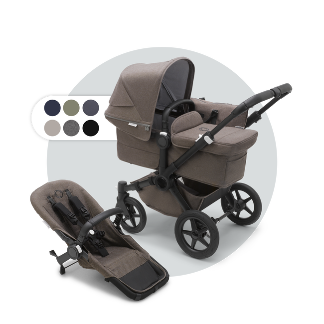Bugaboo Donkey5 compleet - Black Taupe
