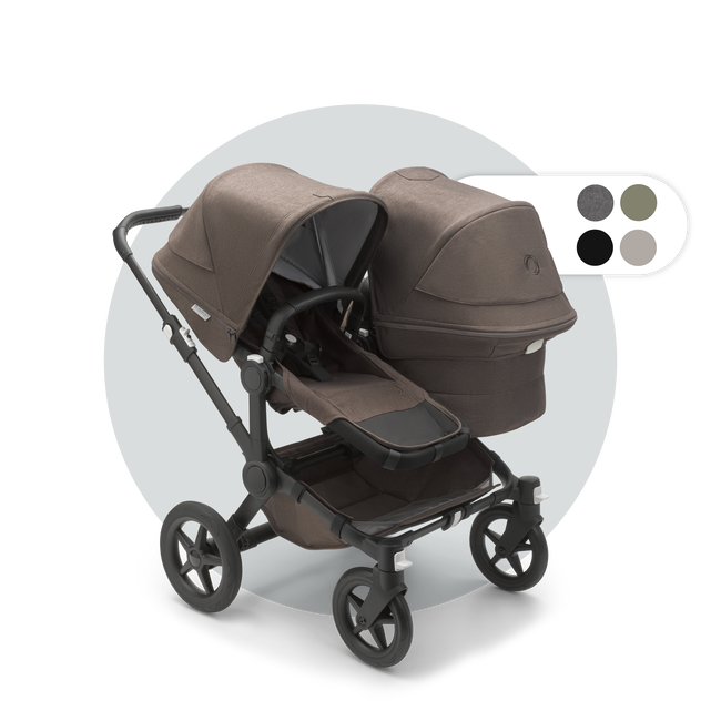 Bugaboo Donkey5 duo compleet - Black Taupe