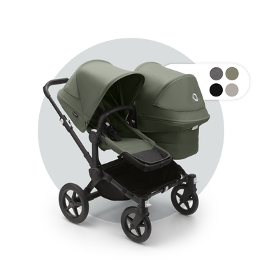 Bugaboo Donkey5 duo compleet - Black Forest Green