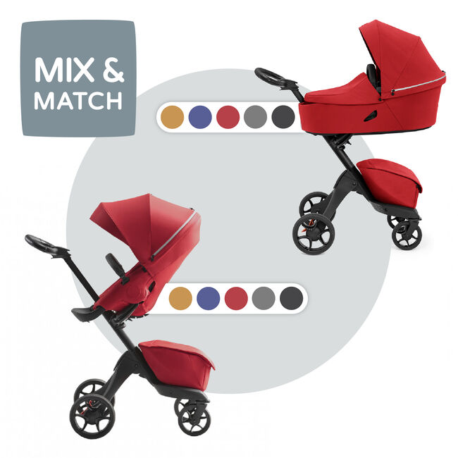 Stokke Xplory X compleet - Ruby Red