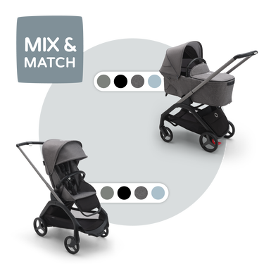 Bugaboo Dragonfly compleet - Graphite Black Blue