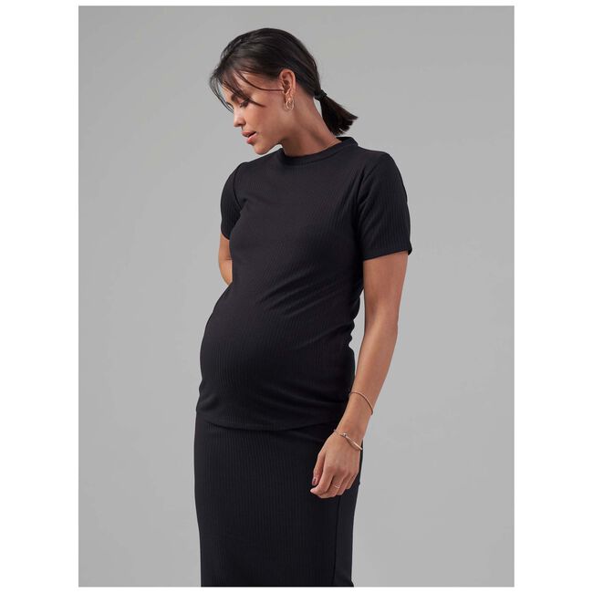 Prénatal zwangerschaps T-shirt rib - 