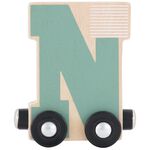 Prenatal houten namentrein letter N - 