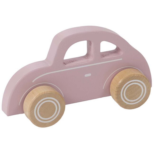 wenselijk spanning Welkom Little Dutch houten auto roze