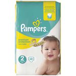 Pampers Premium Protection New Baby Maat 2 (Mini) 3-6 kg Luiers - 41 stuks