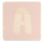 Prénatal houten namentrein letter A - Powder Pink