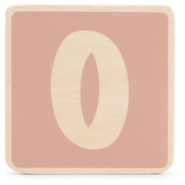 Prénatal houten namentrein letter O - 