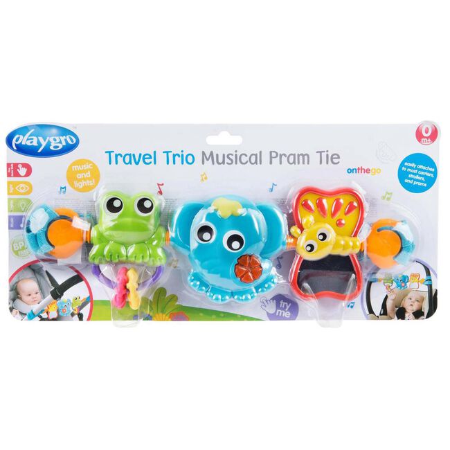 Playgro Travel Trio Musical Wagenspanner - 
