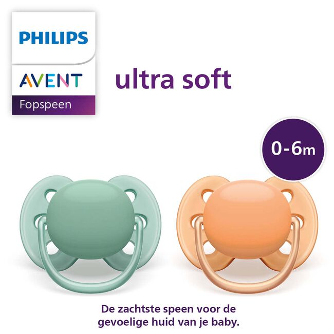 Philips Avent Ultra Soft 0-6 mnd 2-pack - 