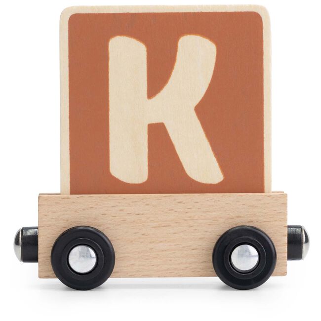 Prénatal houten namentrein letter K