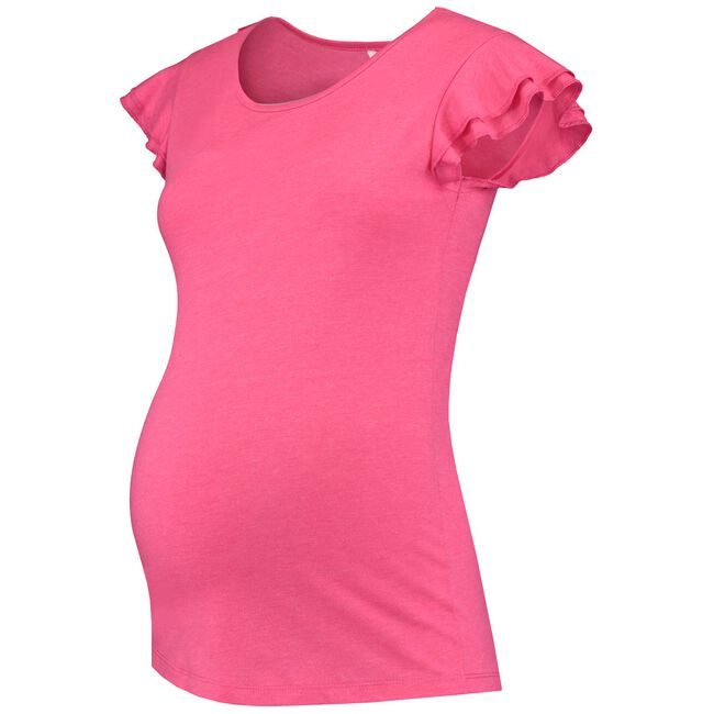 in plaats daarvan betekenis shampoo Prénatal zwangerschaps T-shirt Roze Korte mouwen Uni