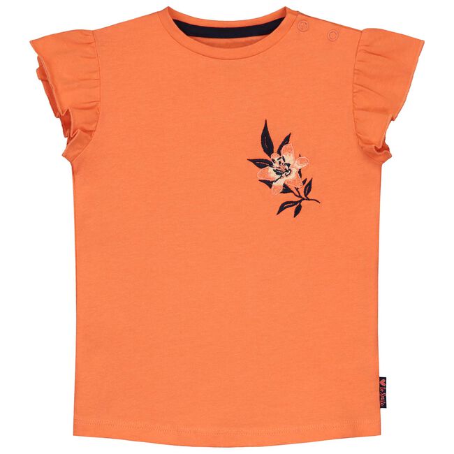Play All Day baby T-shirt - Peach Orange