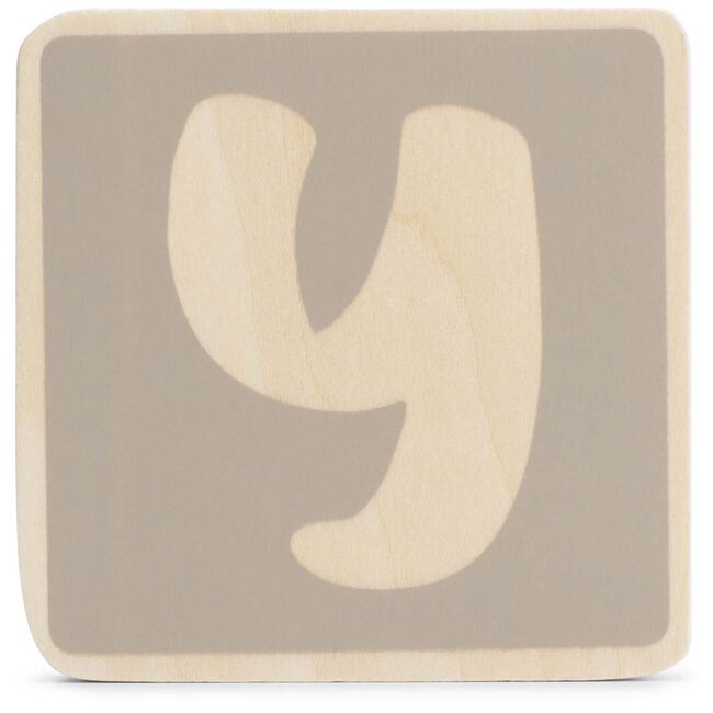 Prénatal houten namentrein letter Y