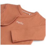 Prénatal newborn overslagshirt rib - Orange Shade