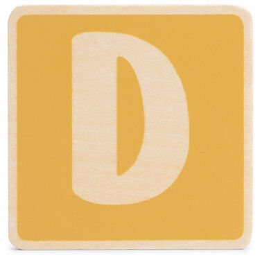 Prénatal houten namentrein letter D