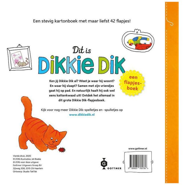Dit is Dikkie Dik flapjesboek - 