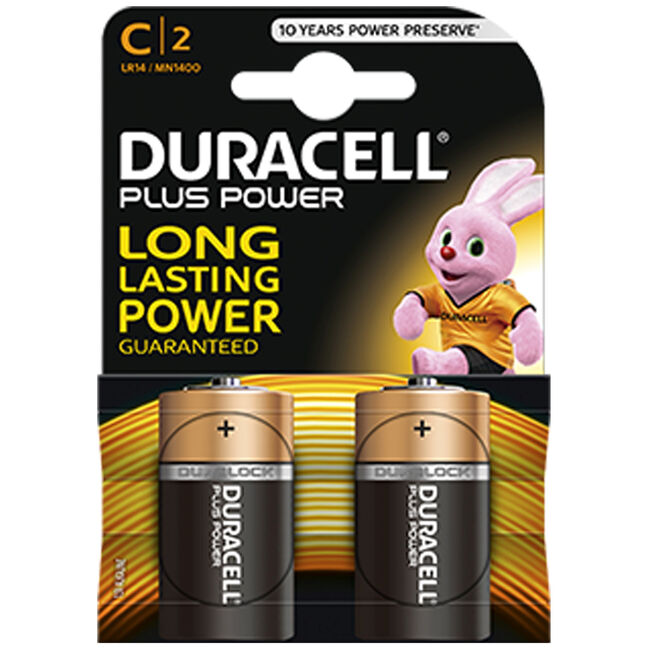 Duracell batterijen C 2-pack Alkaline - 