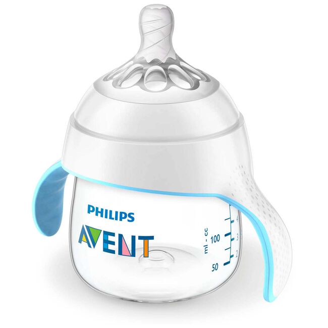Philips Avent Natural fles/overgangsbeker 4+ maanden - SCF262/06 - 