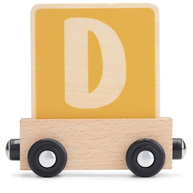 Prénatal houten namentrein letter D - 
