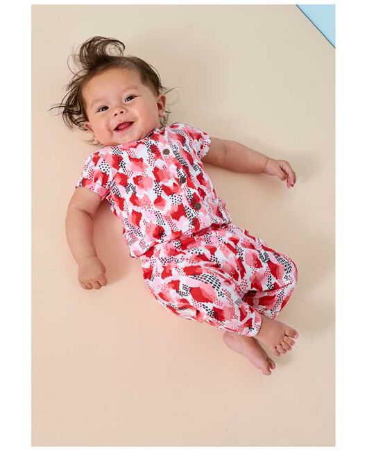 Prenatal baby jumpsuit print