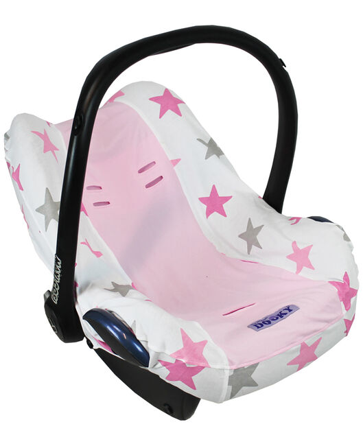 Dooky seatcover autostoelhoes roze ster