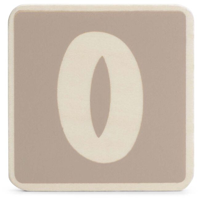 Prénatal houten namentrein letter O