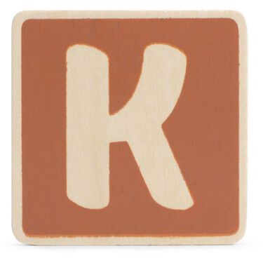 Prénatal houten namentrein letter K - 
