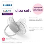 Philips Avent Ultra Soft Fopspeen 0-6 mnd 2-pack