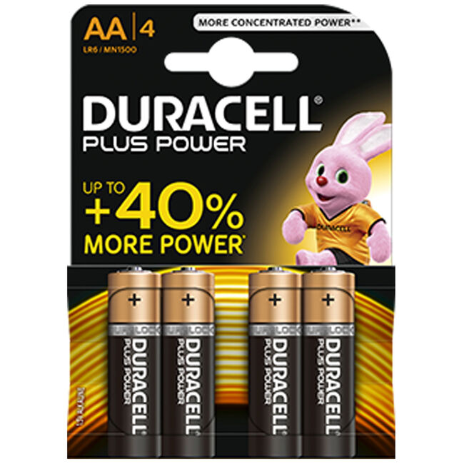 Duracell batterijen AA 4-pack Alkaline