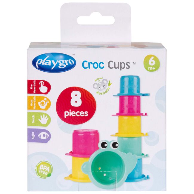 Playgro croc cups / bakjes voor in bad