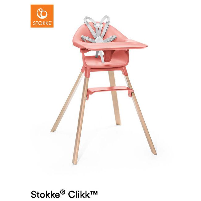 Stokke Clikk High Chair - Peach Orange