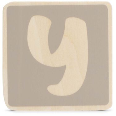 Prénatal houten namentrein letter Y - 