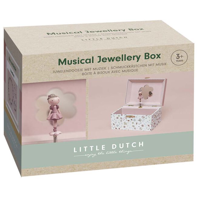 Little Dutch juwelendoosje met muziek Flowers & Butterflies - 