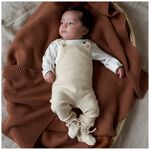 Prénatal newborn unisex tuinbroek Pure - 