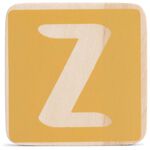 Prénatal houten namentrein letter Z - 