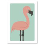 Studio Circus A4 poster Flamingo