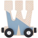 Prénatal houten namentrein letter W - 
