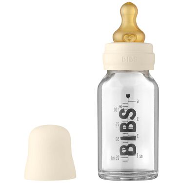 Bibs glazen fles 110ML - Off-White