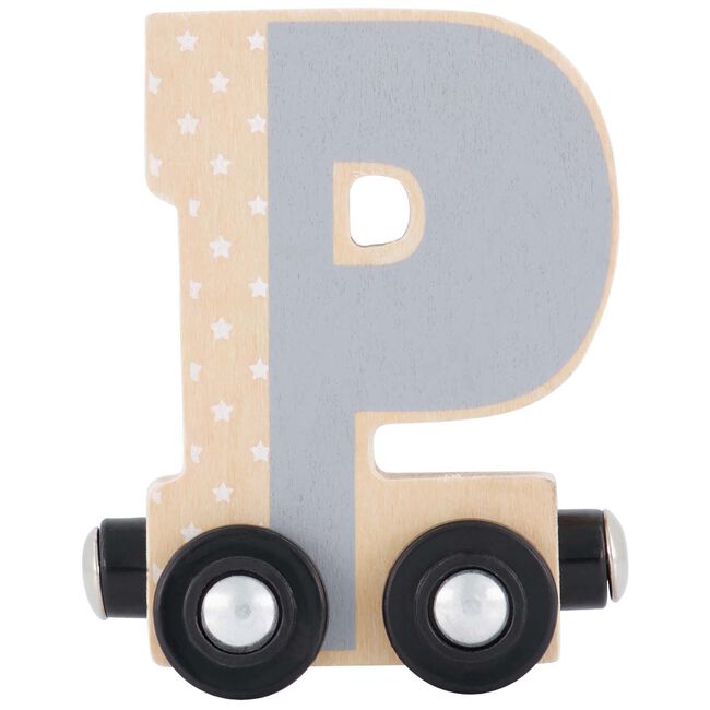 Prénatal houten namentrein letter P - 