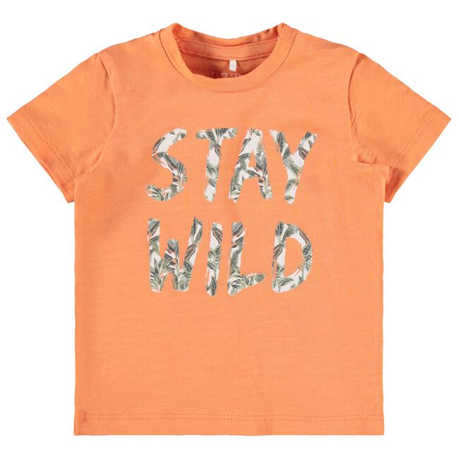 Name it baby T-shirt - Coralred