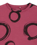 Prenatal baby meisjes shirt print cirkels