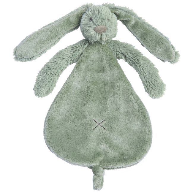 Happy Horse Rabbit Richie knuffeldoekje - Light Green Melange