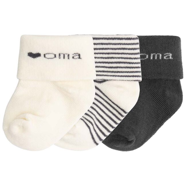 Prénatal newborn sokken oma 3 paar
