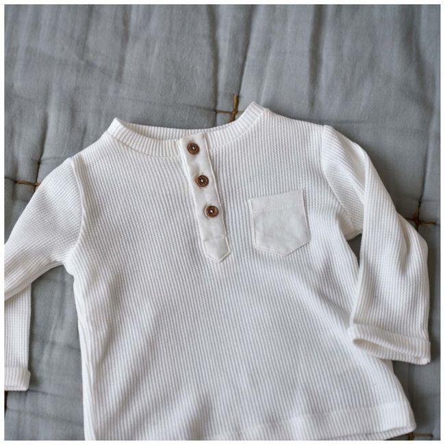 Prénatal baby shirt - Ivoor Wit
