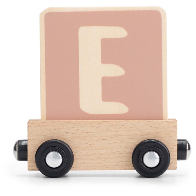 Prénatal houten namentrein letter E - 