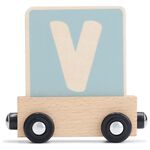 Prénatal houten namentrein letter V - 