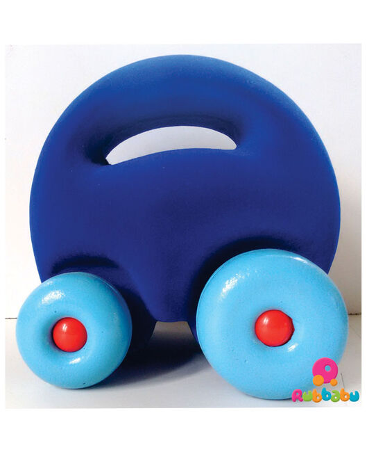 Rubbabu mascot auto blauw