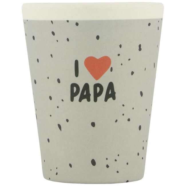 Prenatal bamboe mok I Love Papa