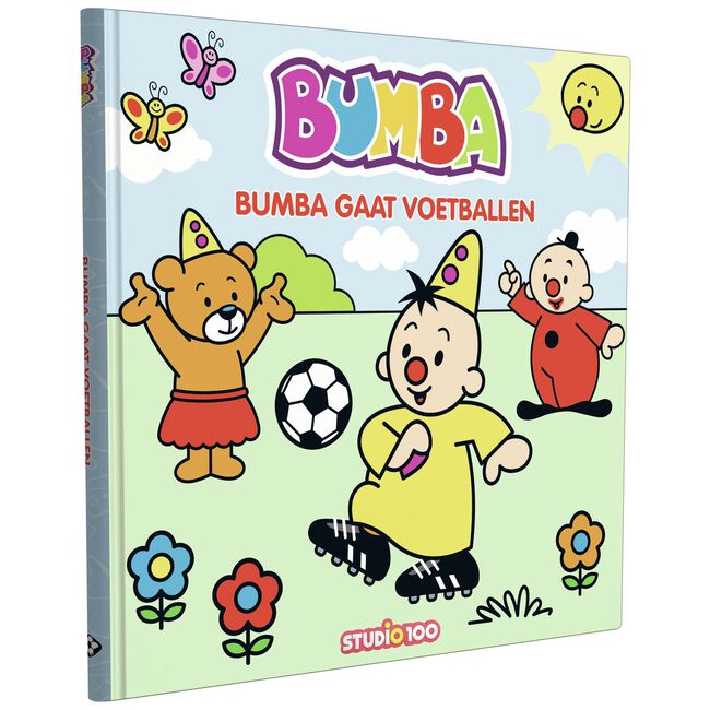 Bumba kartonboekje - Bumba gaat voetballen